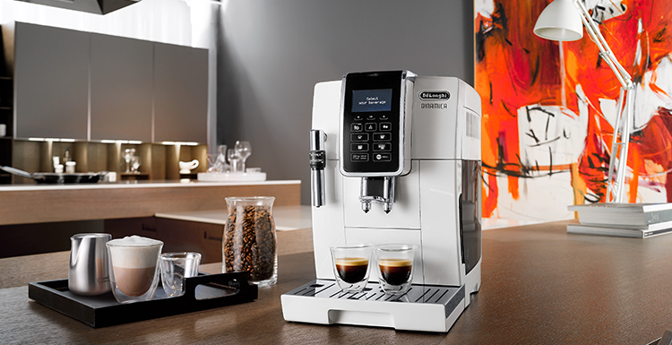 デロンギ ディナミカ コンパクト全自動コーヒーマシンECAM35035W 通販